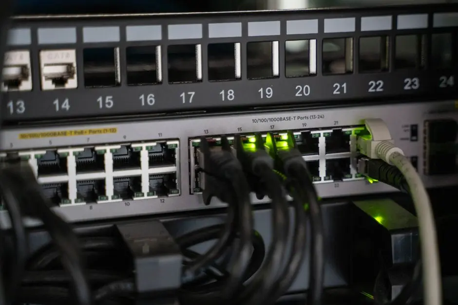 Router WiFi diletakkan di tempat terbuka untuk jangkauan sinyal lebih baik